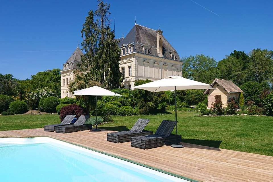 Château Fengari — parc arboré réception